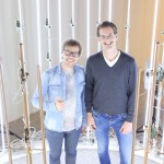 Giel Beelen en Jaap Termeer i nde scanning booth bij Replicad