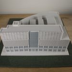 3D geprinte maquette van het nieuwe Primark pand in Tilburg